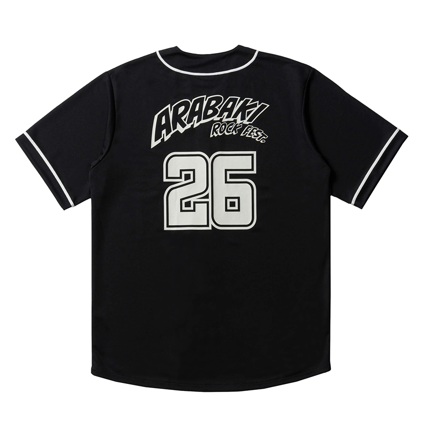 ARABAKI ROCK FEST.26×GAN-BAN　ベースボールシャツ
