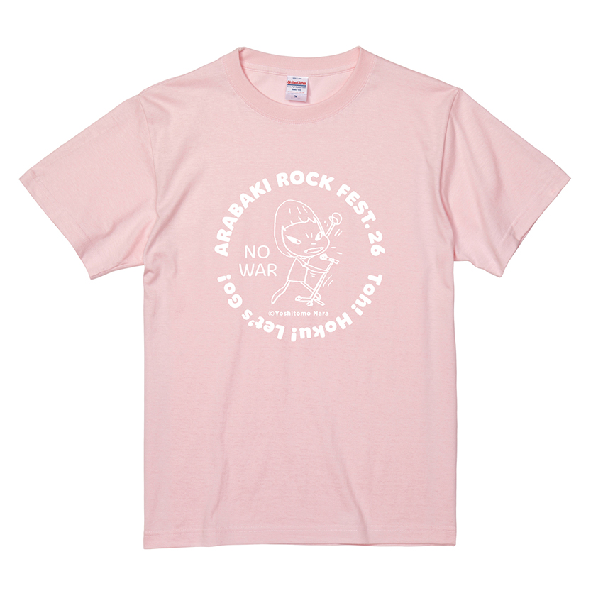 ARABAKI ROCK FEST.26×奈良美智　モコモコプリントTシャツ