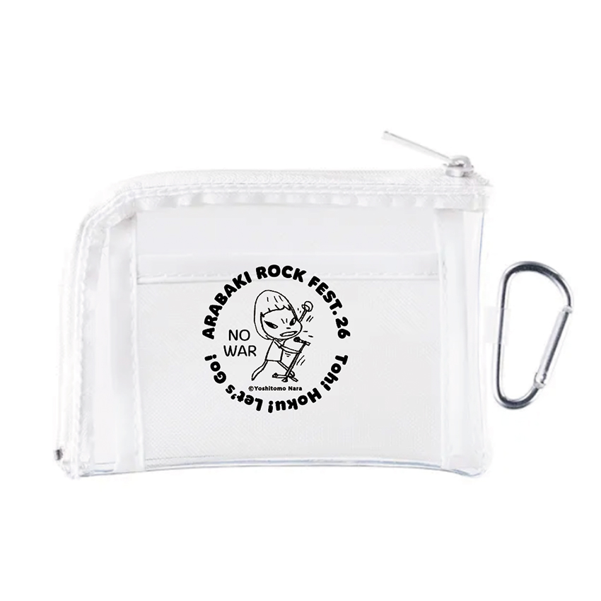 ARABAKI ROCK FEST.26×奈良美智　カラビナクリアミニポーチ