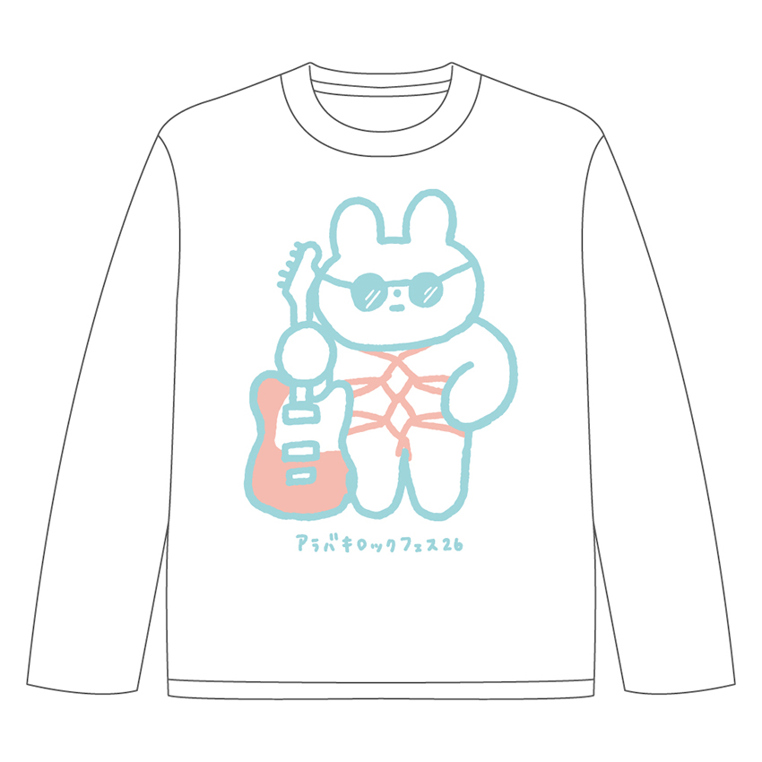 荒吐×きっこうちゃん ROCKロングスリーブTシャツ