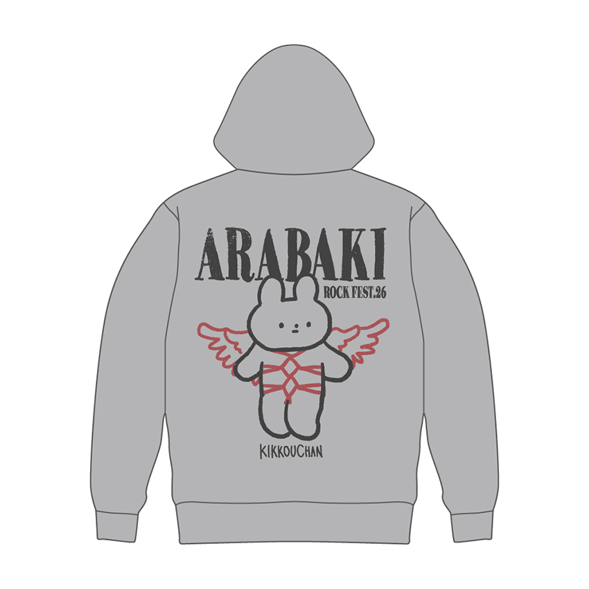 荒吐×きっこうちゃん エンジェル ジップパーカー