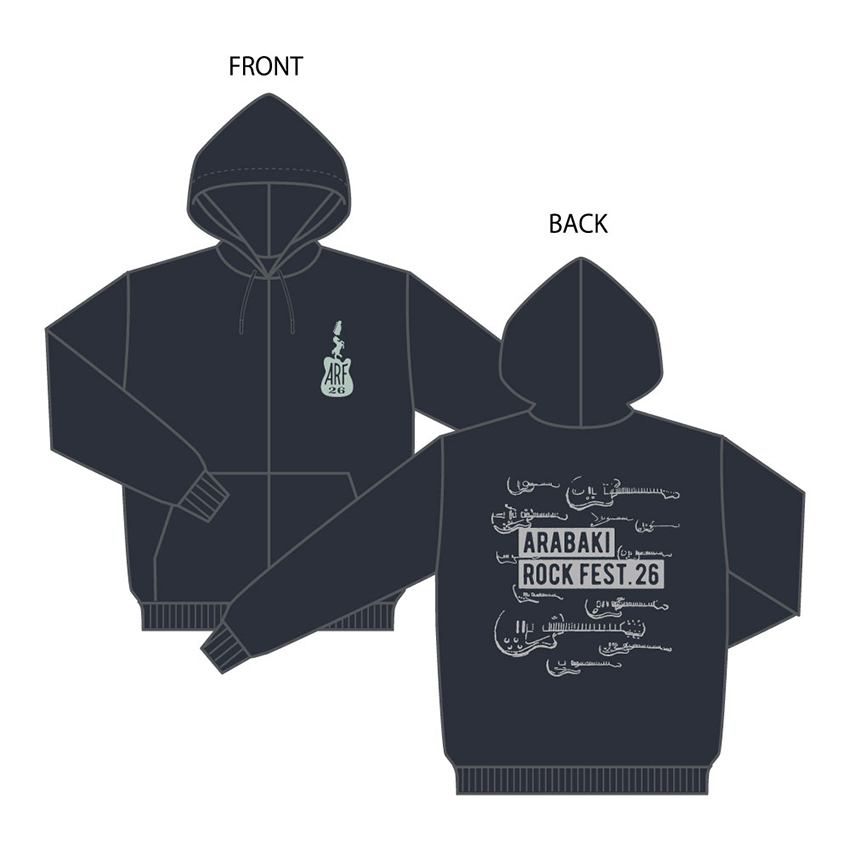 ジップパーカー