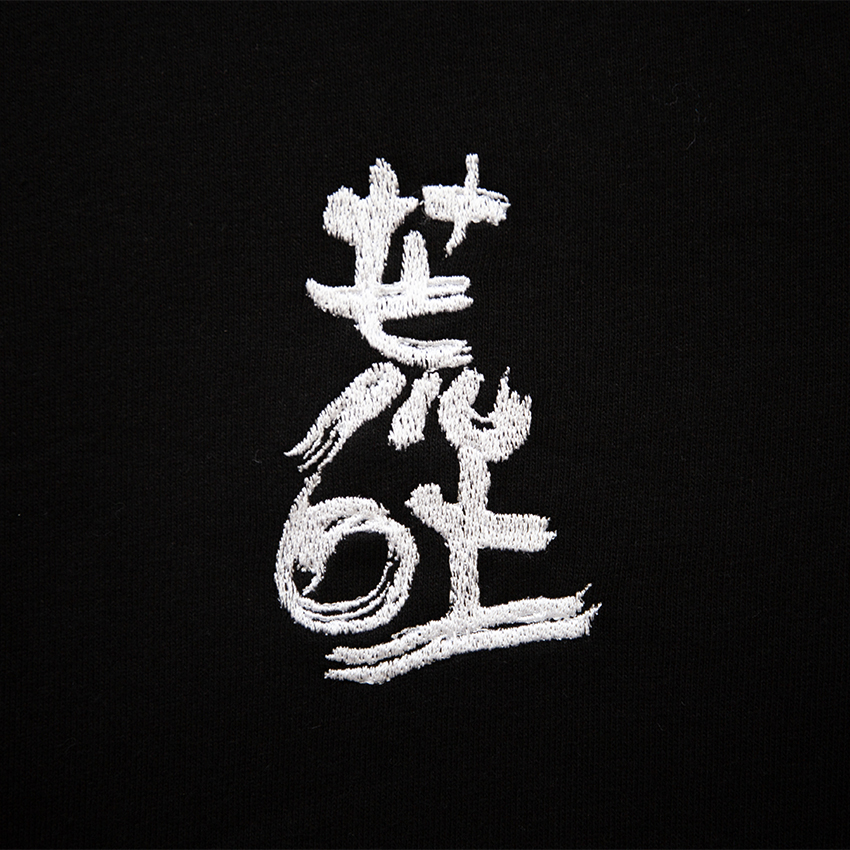 刺繍Tシャツ(ブラック)