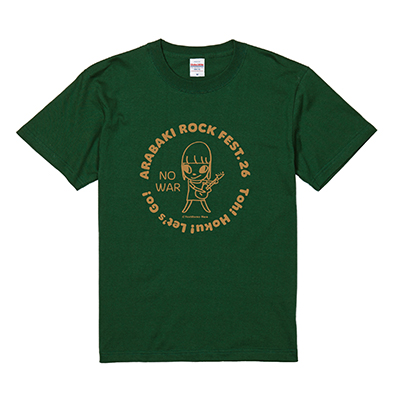 ARABAKI ROCK FEST.26×奈良美智 モコモコプリントTシャツ